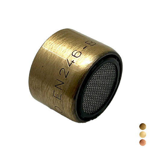 AERATORE CON FILTRO FEMMINA 22x1 .BRONZATO