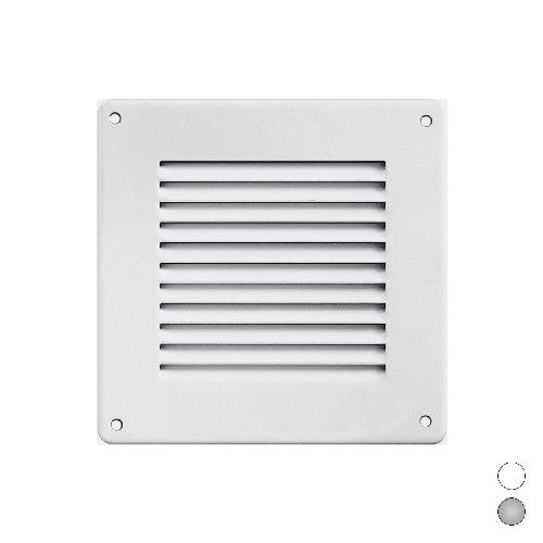 GRIGLIA IN METALLO DA SOVRAPPORRE CON RETE L. 140 X H. 140 MM BIANCO