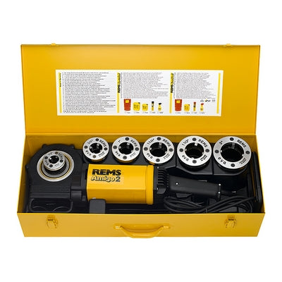 FILIERA ELETTRICA PORTATILE REMS AMIGO 2 SET R FINO A 2" REMS