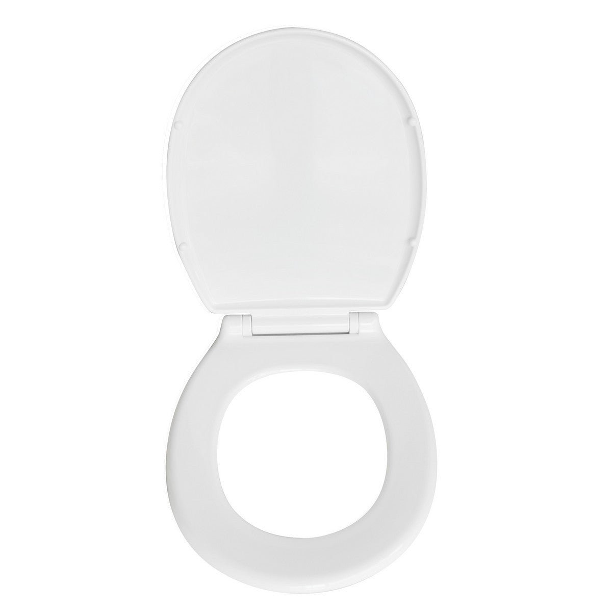 Sedile Wc Copriwater Bi-Componete Tavoletta Vaso Universale Bianco Bagno D.X
