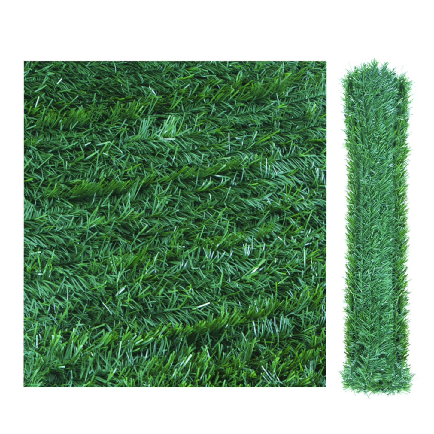 Siepe Artificiale Frangivista Foglie PINO Per Balcone Recinzione Cancello G.F