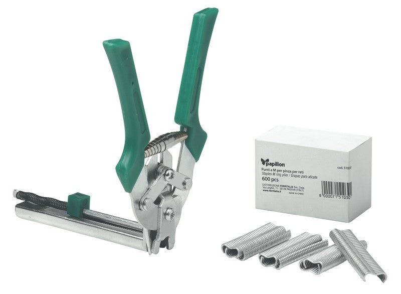 Pinza per Reti con 600 Punti M Fissaggio Recinzioni Professionale Rapido VBS