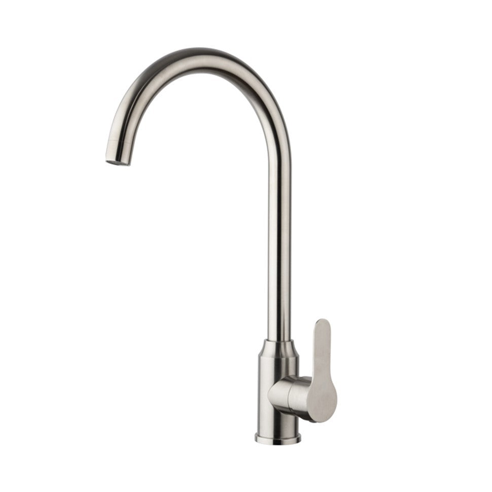 Miscelatore Rubinetto Lavello Cucina ARGO Samui Cromo Canna Alta 36,5 cm D.X