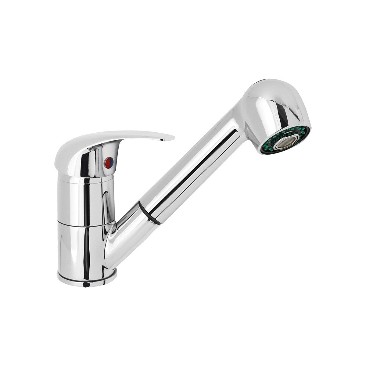 Miscelatore Rubinetto Lavello Cucina Con Doccino Doccetta Estraibile Cromo D.X