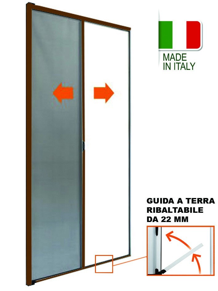 Zanzariera a Rullo Orizzontale Riducibile SANGIORGIO Zanzariere 160x250 G.F