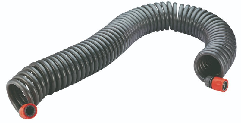 Tubo Irrigazione Prato 15Mt Estendibile a Spirale Innaffio Giardino 10x12mm VBS