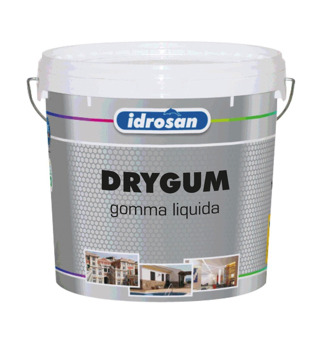 Guaina Liquida Impermeabilizzante DRYGUM Gomma Tetti Terrazzi Elastomerica I.D