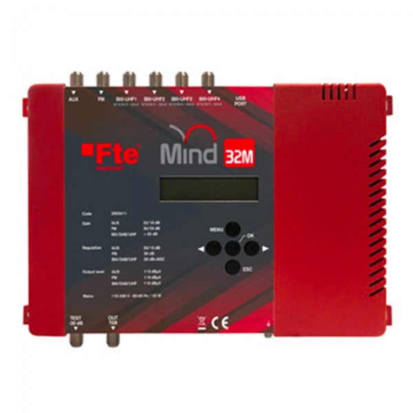 Centrale TV 6 Ingressi A 32 Filtri Programmabili FTE