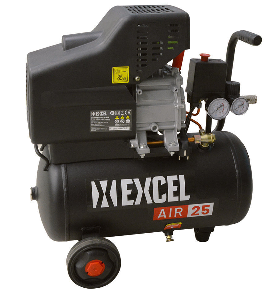 COMPRESSORE COASSIALE LUBRIFICATO A OLIO AIR 25 LT.24 HP 1,5 MONOFASE