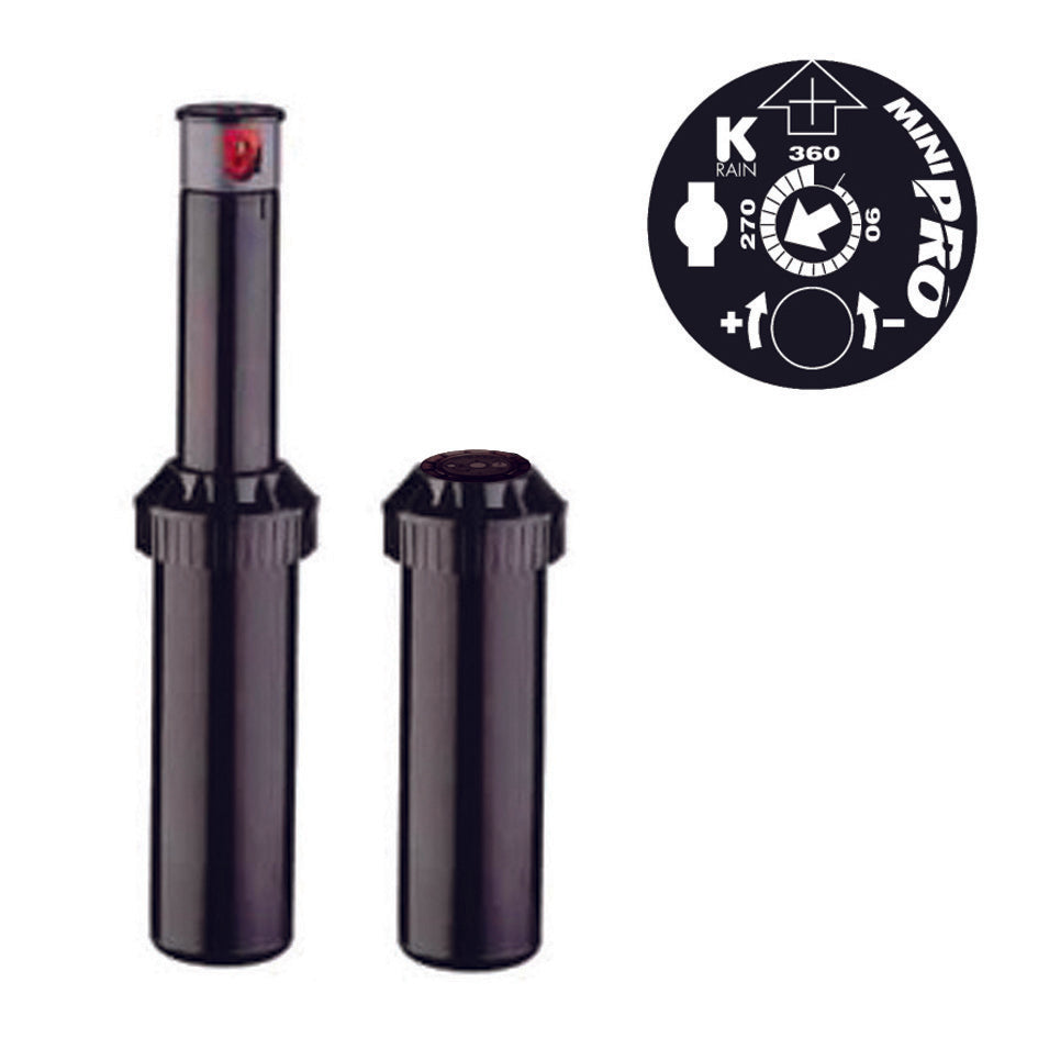 IRRIGATORE POP-UP K-RAIN MINI PRO DINAMICO DA 1/2" UGELLO 1,5