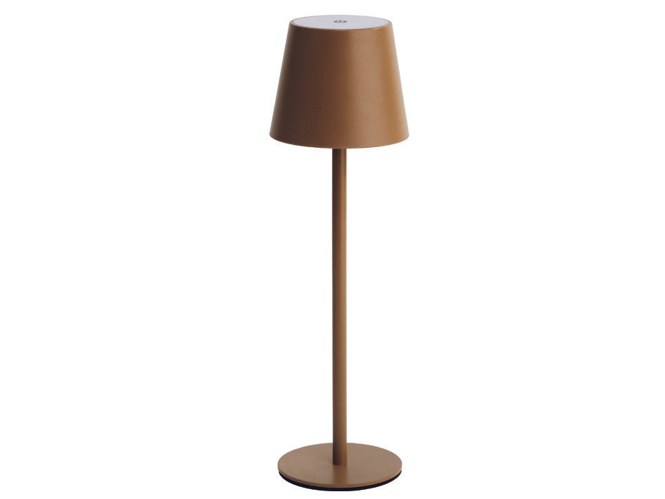 LAMPADA DA TAVOLO A LED RICARICABILE BRONZO