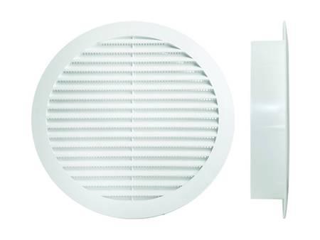 GRIGLIA AERAZIONE TONDA FISSA IN PLASTICA ø mm.60