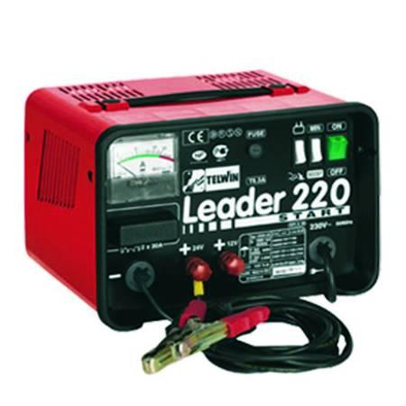 CARICABATTERIE CON AVVIATORE LEADER 220 START 30/180A 12V