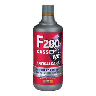 TRATTAMENTO ANTICALCARE CASSETTE WC "F200"  1 LITRO