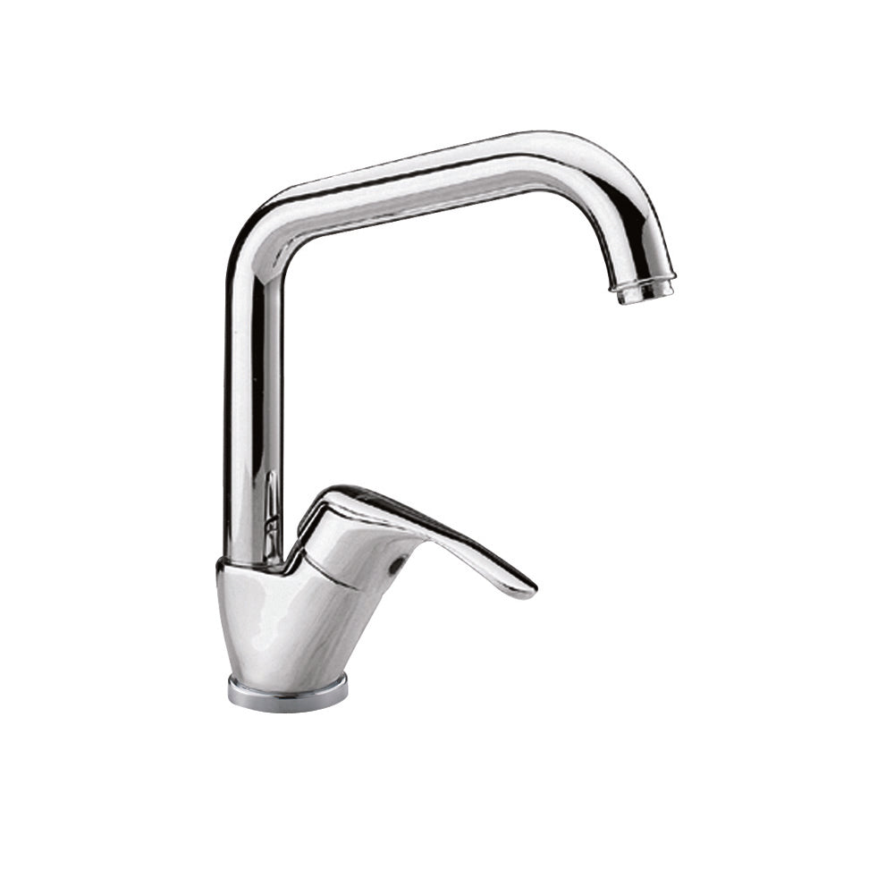Monocomando lavello EDEN con leva laterale e bocca "L" girevole FROMAC