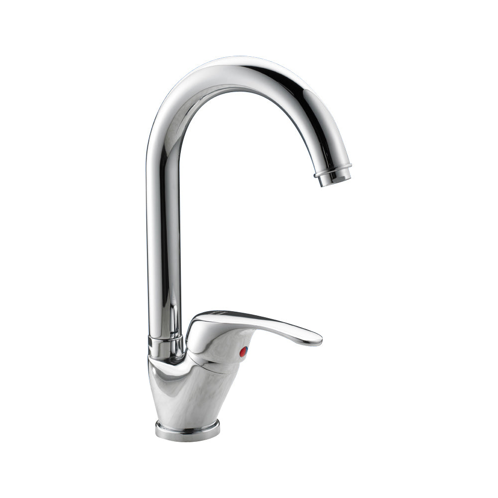 Miscelatore monocomando lavello EDEN con leva laterale e bocca "P" girevole FROMAC