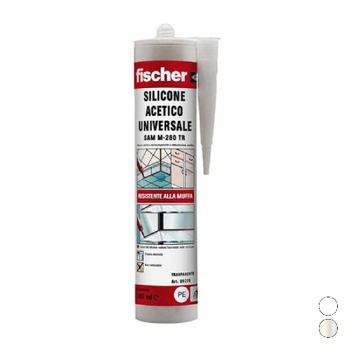SILICONE MULTIUSO ACETICO UNIVERSALE SAM M TRASPARENTE