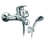 Monocomando esterno vasca EDEN con deviatore automatico e kit doccia FROMAC