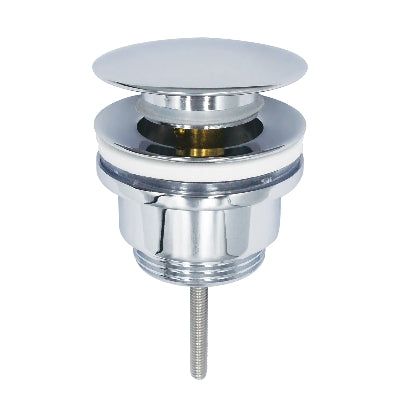 PILETTA LAVABO CLICK-CLACK CON VITE LUX CROMO