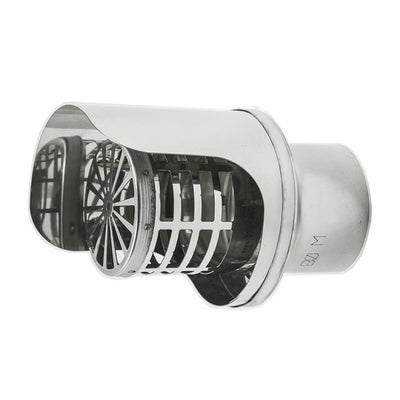 TERMINALE PELLET INOX mm100