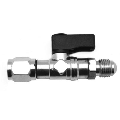 RUBINETTO A SFERA DIRITTO PER BOMBOLETTA R32  1/2 F x 1/4 M