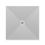 Piatto Doccia Quadrato 70x70 80x80 90x90 LINPHA Marmoresina Effetto Pietra D.X