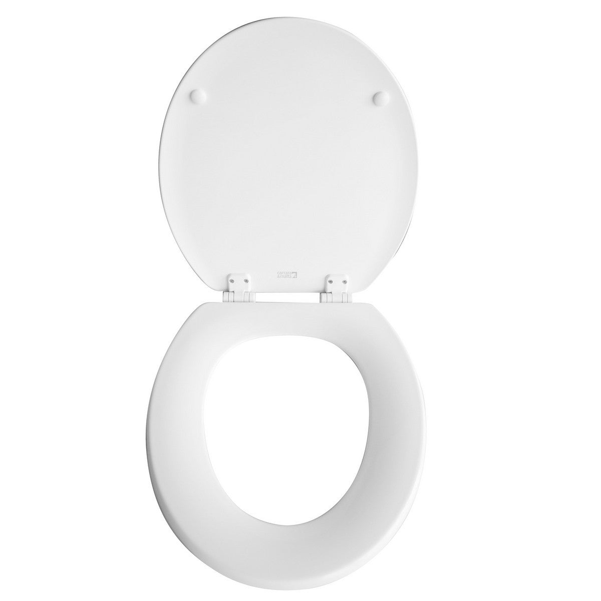 Sedile Wc Universale Pro-Seat in Legno MDF Termoindurente Copriwater Bianco D.X
