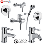 Rubinetto Bagno Miscelatore Lavabo Bidet Vasca Moderno Deviatore Doccia ARGO D.X