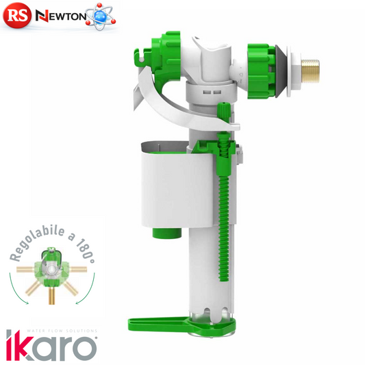 Rubinetto Galleggiante VEGA IKARO Laterale WC Universale 3/8 Silenzioso 180° D.X