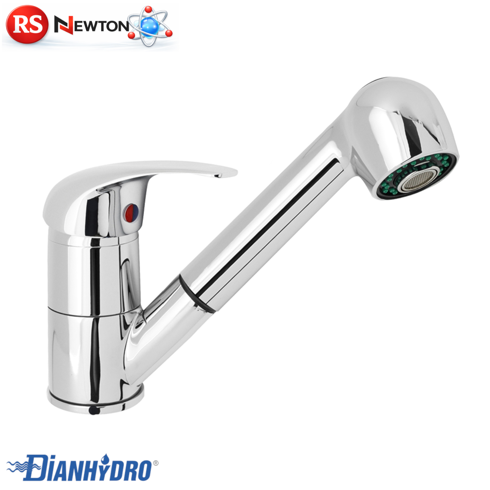 Miscelatore Rubinetto Lavello Cucina Con Doccino Doccetta Estraibile Cromo D.X