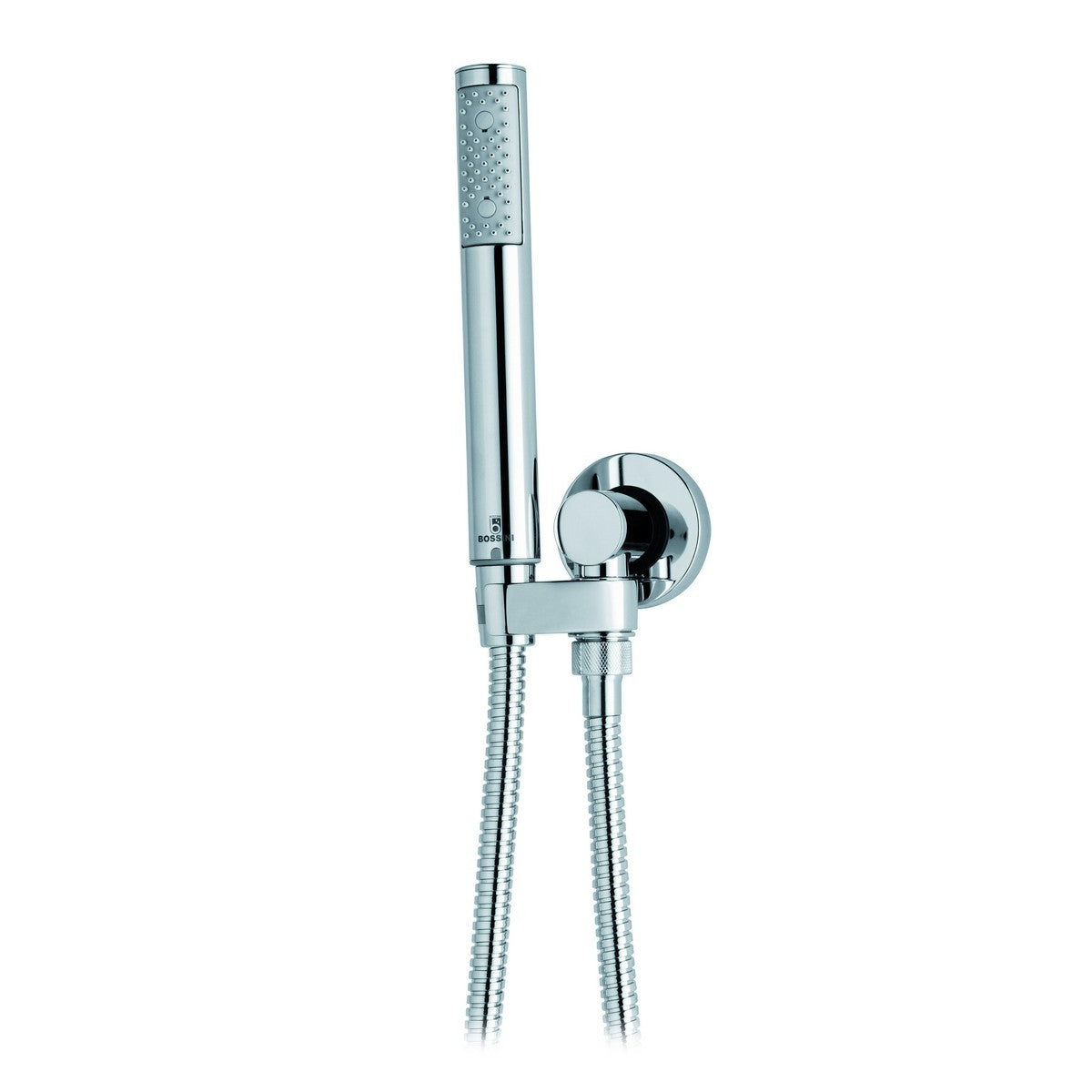 Set Doccia Duplex ZEN Doccetta a Pulsante Flessibile Ottone 125cm e Supporto D.X