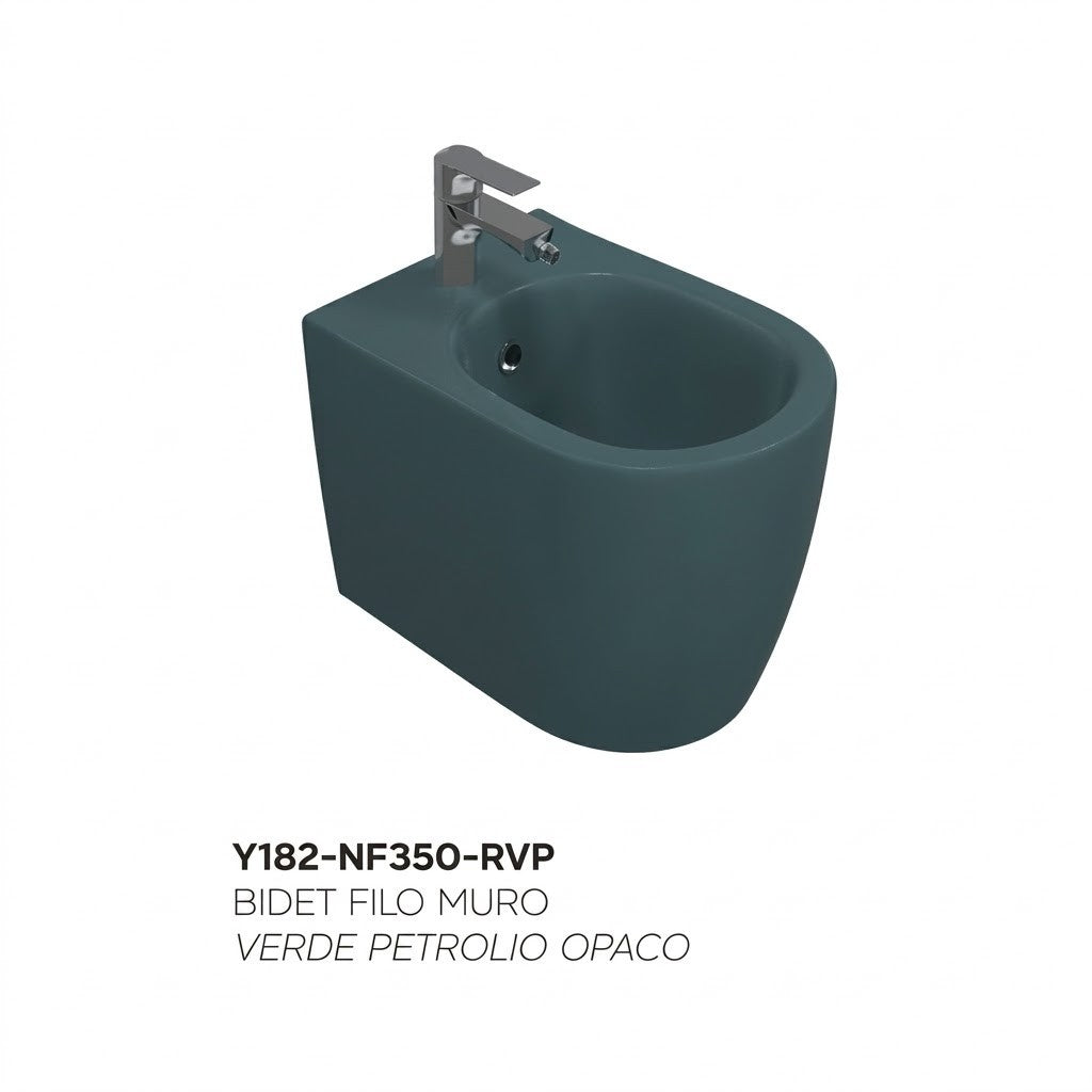 Sanitari Bagno Filo Muro Moderno NYMO INFINITY Vaso WC Bidet Water Elegante D.X