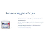 Primer Antiruggine Fondo Anticorrosivo Acrilico Acqua Metallo Legno Zincato I.D