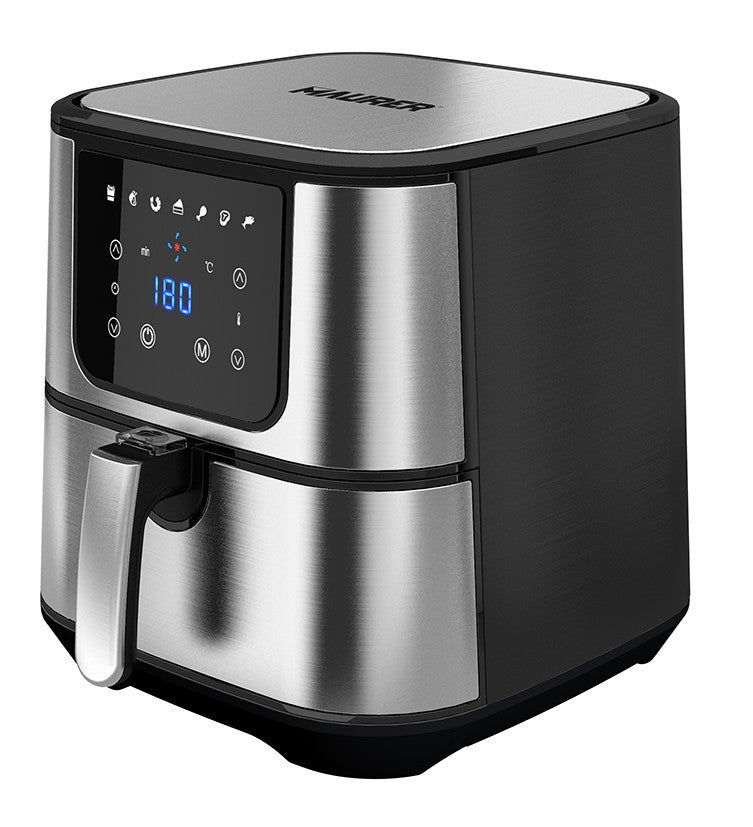 Friggitrice Ad Aria 5 L Digitale 1800W 7 Programmi Timer Cesta Antiaderente VBS