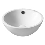 Lavabo Da Appoggio Bagno a Cono 39,5 cm Linpha Ceramica con Troppo Pieno D.X