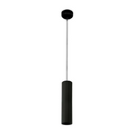 Lampada Sospesa GU10 30cm Moderna Cilindro Bianco Nero Lampadario a Faretto V.L