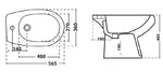 Lavabo Ceramica Bianco Lavello Vaso Bagno WC Bidet Colonna Cassetta LINPHA D.X