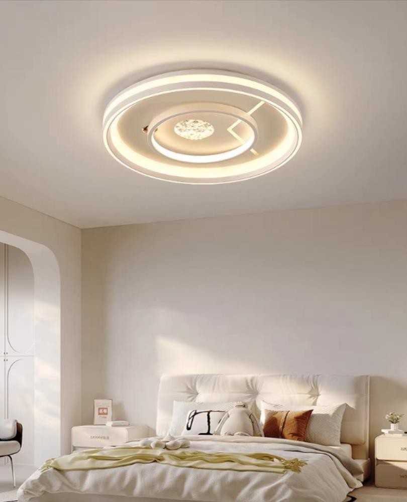 Plafoniera LED 72W Rotonda 6480Lm Switch 3000K 4200K 6400K Moderna Bianca V.L