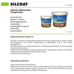 Pittura Silossanica SILCOAT Traspirante Idrorepellente Antimuffa Facciate I.D