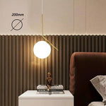 Lampadario G9 Bronzo Vetro Opaco 20 cm Sospensione Design Moderno Vintage V.L