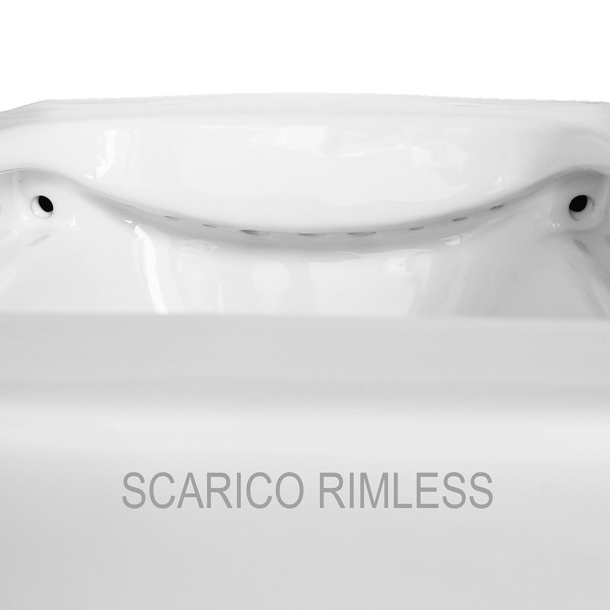 Sanitari Sospesi Rimless Bagno KLENIA Vaso WC Bidet Copri Water Soft Moderno D.X