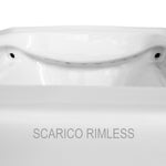 Sanitari Sospesi Rimless Bagno KLENIA Vaso WC Bidet Copri Water Soft Moderno D.X