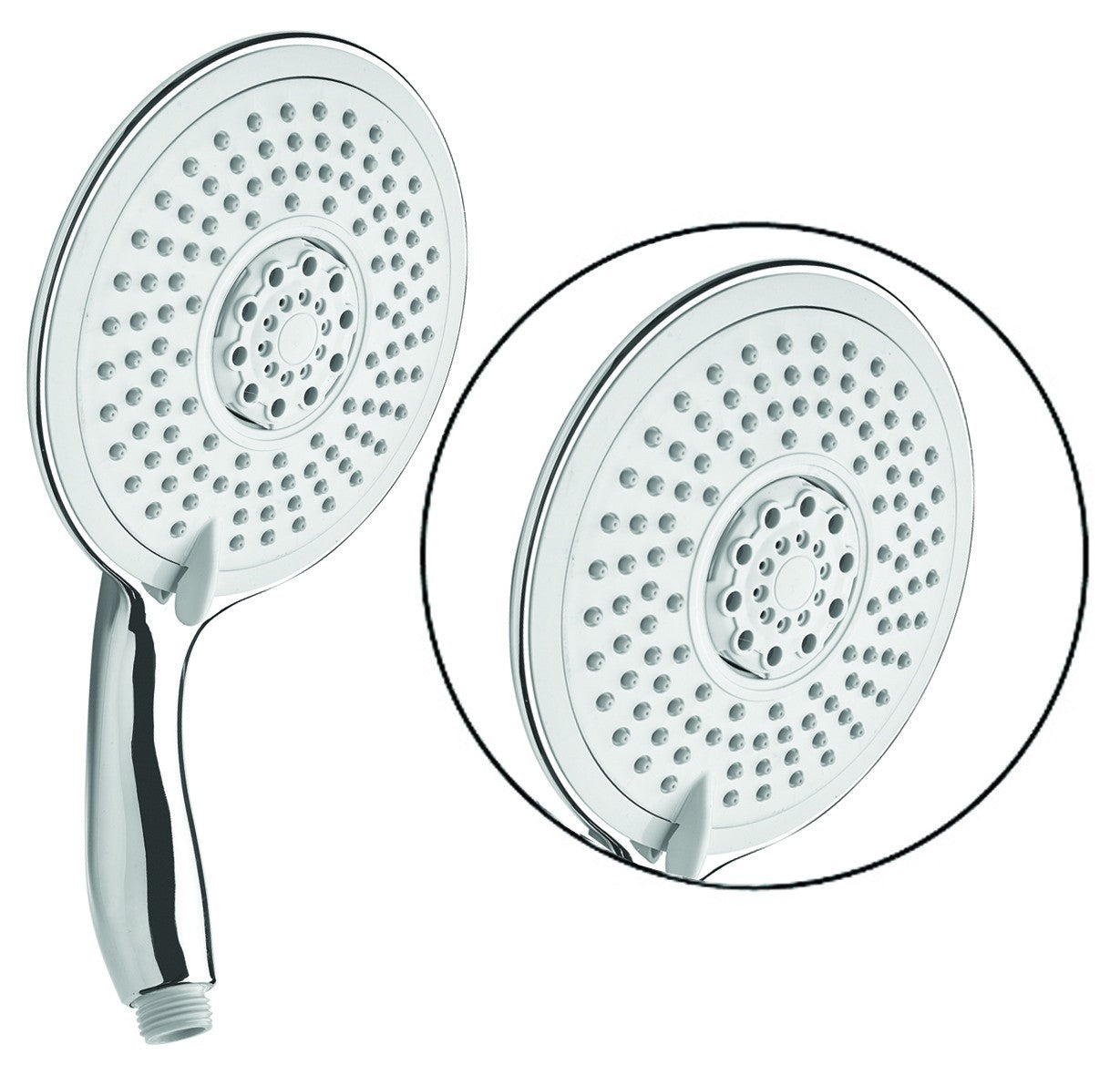Miscelatore Vasca Bidet Lavabo Doccia Saliscendi Set Rubinetti Bagno Ottone VBS