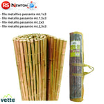 Arella Ombreggiante Bambu Canniccio Arelle Canne Bamboo Filo Metallico 14/16 G.F