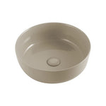 Lavabo da Appoggio Slim Bagno Ø33 38,5 Linpha Ceramica Design Moderno Tondo D.X