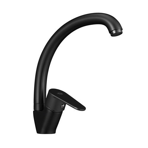 Rubinetto Miscelatore Lavello Cucina Moderno Canna Alta Cromato Nero Nichel D.X