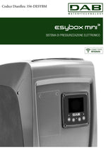 DAB ESYBOX MINI 3 Sistema Pressurizzazione Acqua Inverter 0.85 kW 1HP Silent D.X