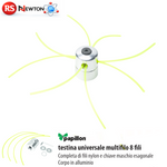 Testina Decespugliatore Attacco Universale in Alluminio Multi-filo 8 Fili VBS