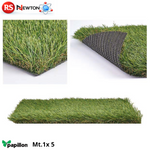 Prato Sintetico Verde Giallo 1 x 5 Metri H 52mm Antifiamma Erba Artificiale VBS