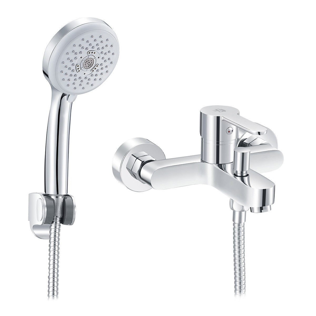Rubinetto Miscelatore Bagno Lavabo Bidet Vasca Doccia Ottone Cromato IOLE D.X